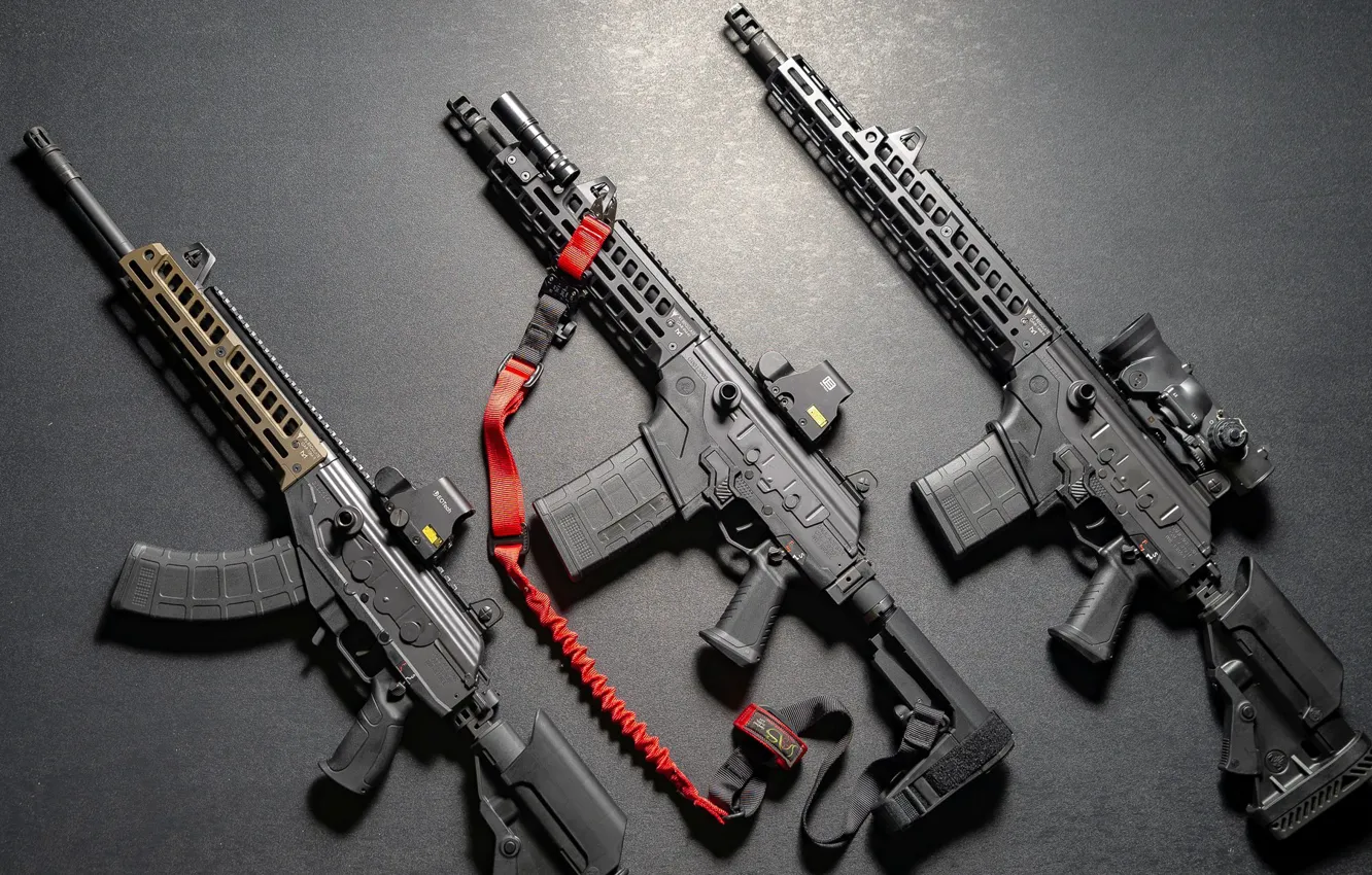 Photo wallpaper weapons, Machine, Gun, weapon, custom, Custom, Assault rifle, Assault Rifle