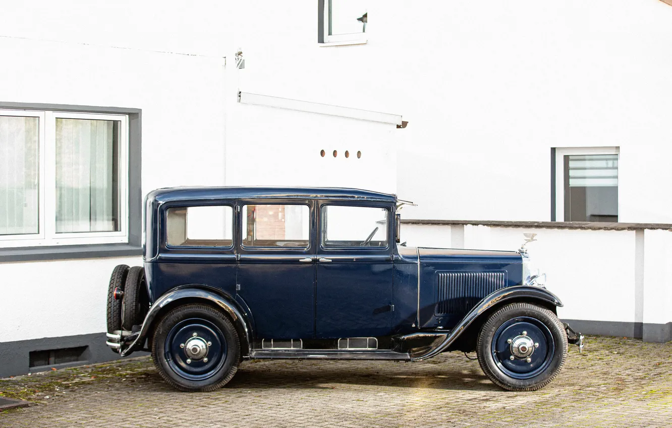 Photo wallpaper side view, retro cars, Limousine, Adler, Retro Cars, 1931–34, Adler Standard 6, Standard 6