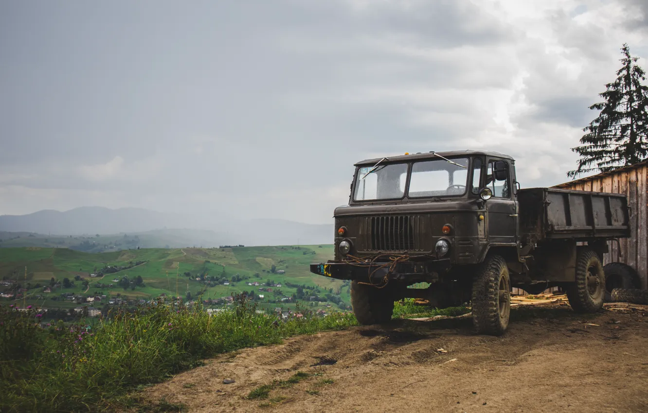 Photo wallpaper truck, Offroad, Anna Hunko