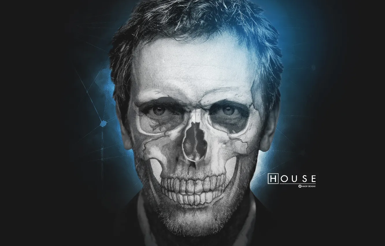 Photo wallpaper house, Hugh Laurie, actor, background, man, house md, Doctor