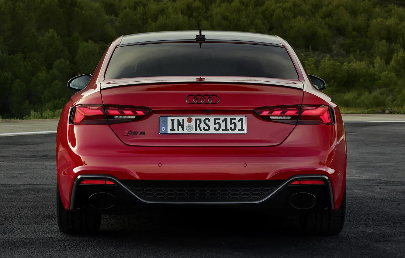 Photo wallpaper rear view, Coupe, Competition, Audi RS 5