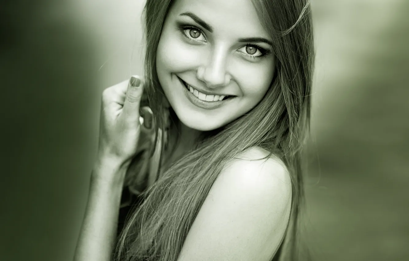 Photo wallpaper portrait, natural light, Nadia