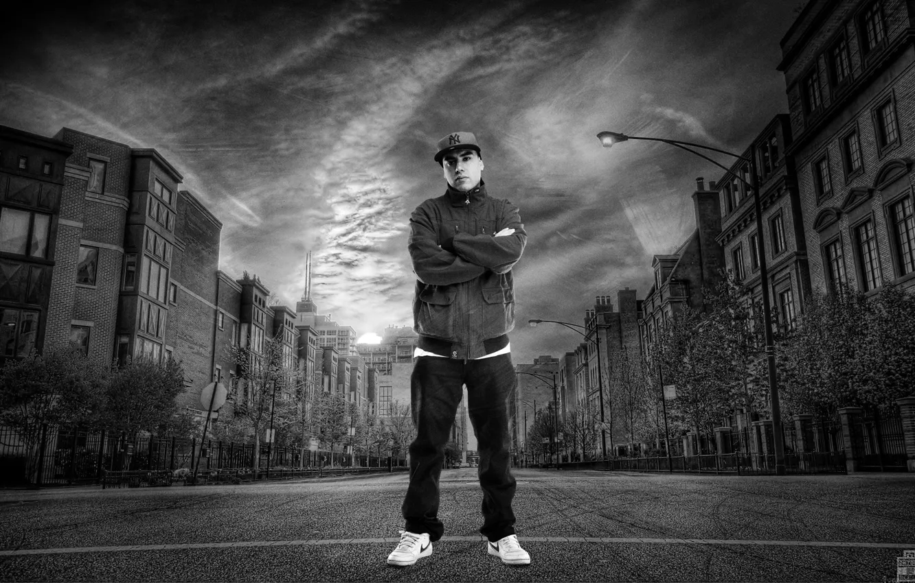 Photo wallpaper rapper, Centr, slim, Vadim Motylev, Slim, Smokescreen