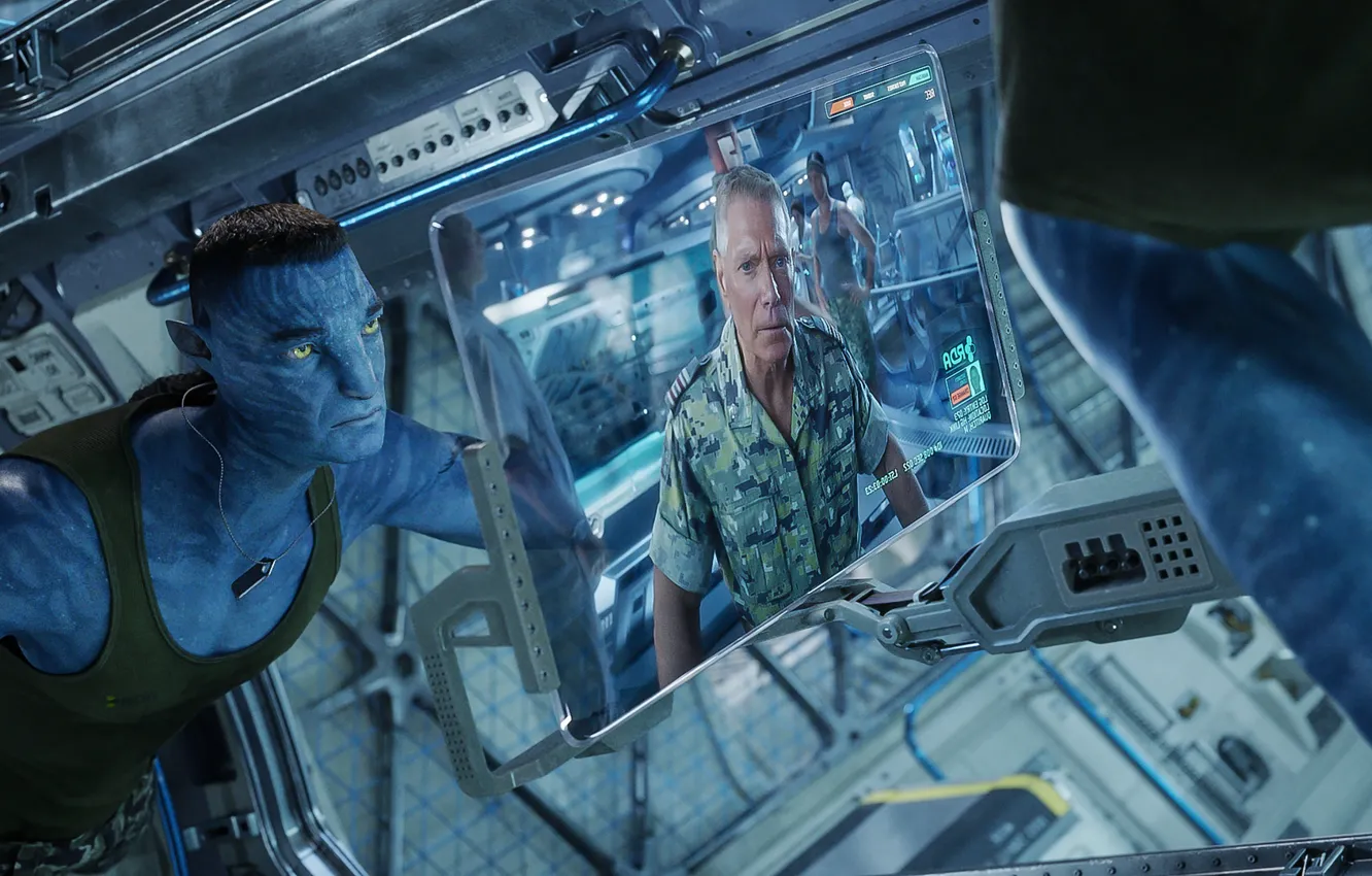 Photo wallpaper Avatar, Stephen Lang, Avatar: The Way of Water, Quaritch