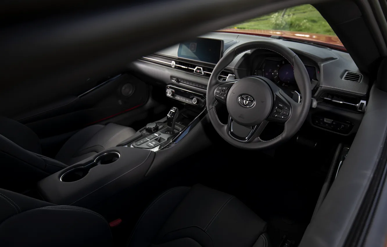 Photo wallpaper coupe, interior, Toyota, Supra, the fifth generation, MKV, double, MK5