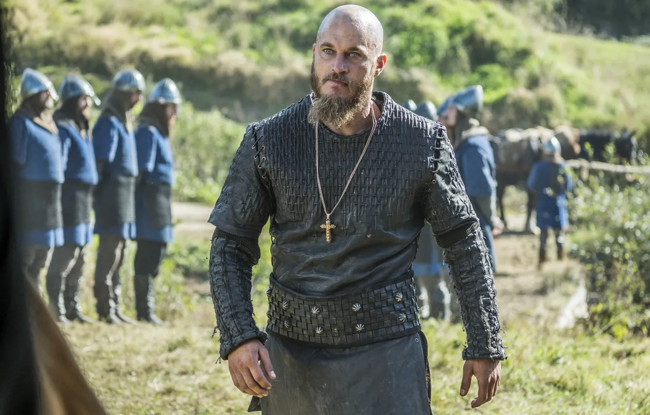 Photo wallpaper Vikings, The Vikings, Travis Fimmel, Ragnar Lothbrok