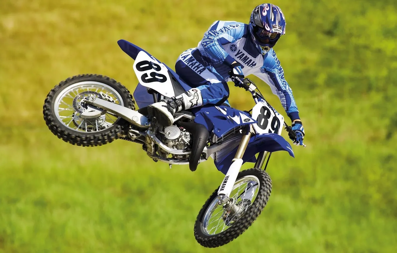 Photo wallpaper Moto, motorcycle, Yamaha, moto, motorcycle, cross