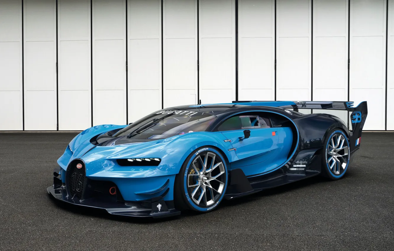 Photo wallpaper coupe, hypercar, Chiron, Bugatti Vision Gran Turismo, Concept 2016