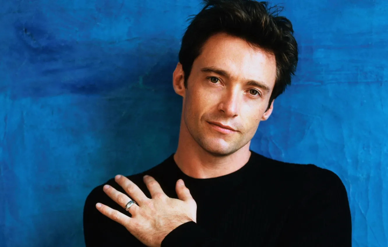 Photo wallpaper look, male, Hugh Jackman, Hugh Jackman, young