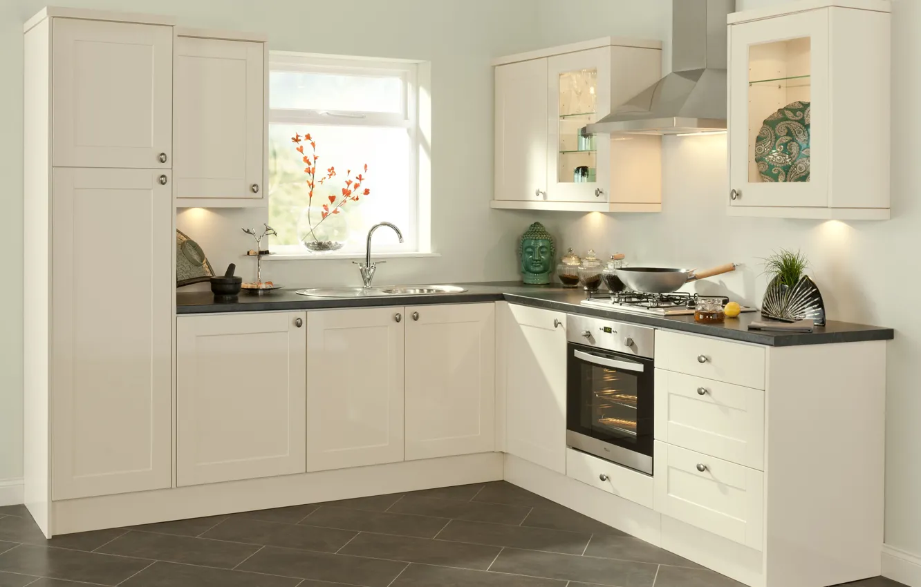 Photo wallpaper design, style, room, interior, kitchen