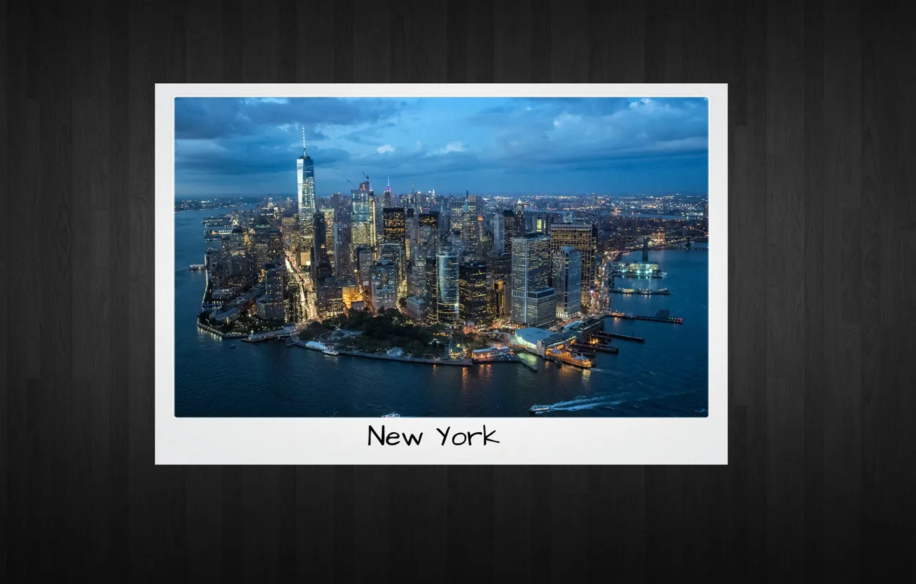 Photo wallpaper photo, New York, Minimalistic