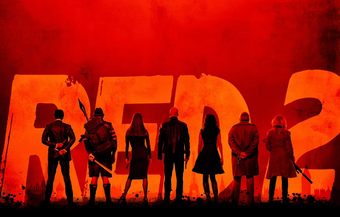 Photo wallpaper gun, knife, Bruce Willis, Bruce Willis, Mary-Louise Parker, shotgun, handcuffs, machete