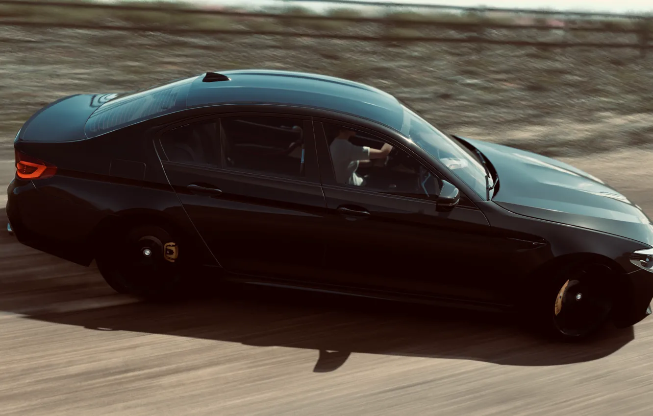 Photo wallpaper HDR, BMW, drift, game, 5, UHD, G90, 4k