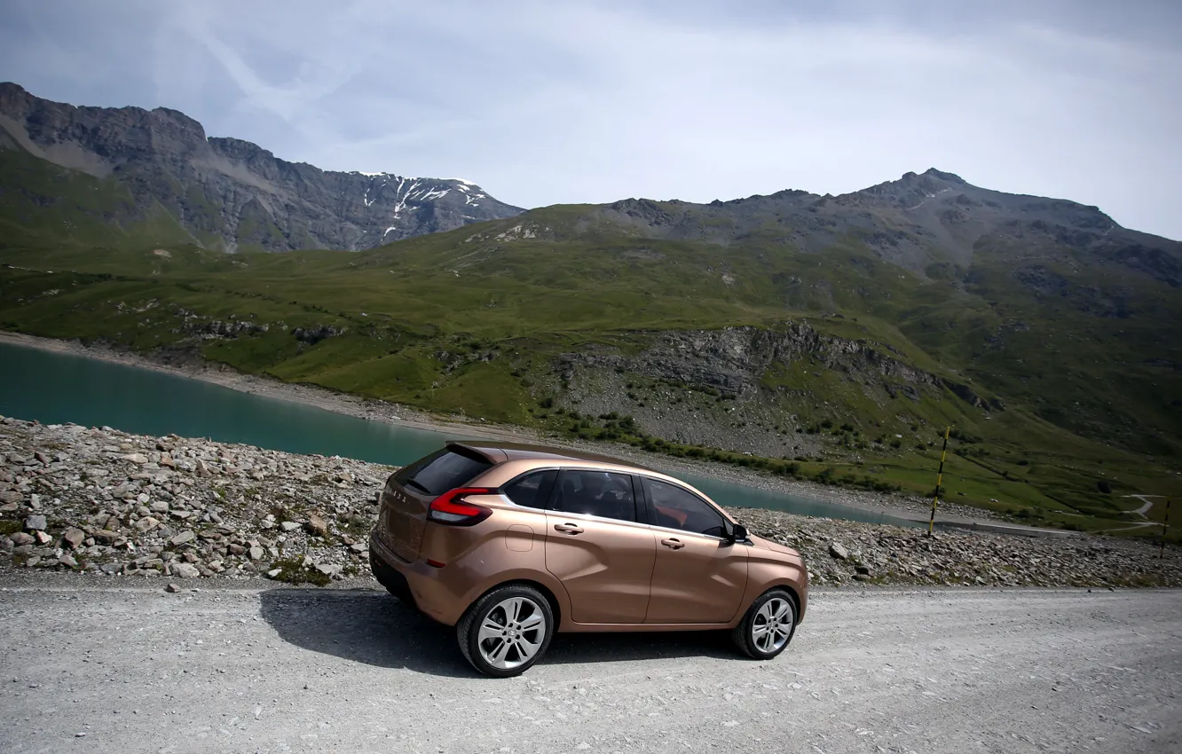 Photo wallpaper the concept, X-Ray, car, Lada, Lada, crossover, rengen