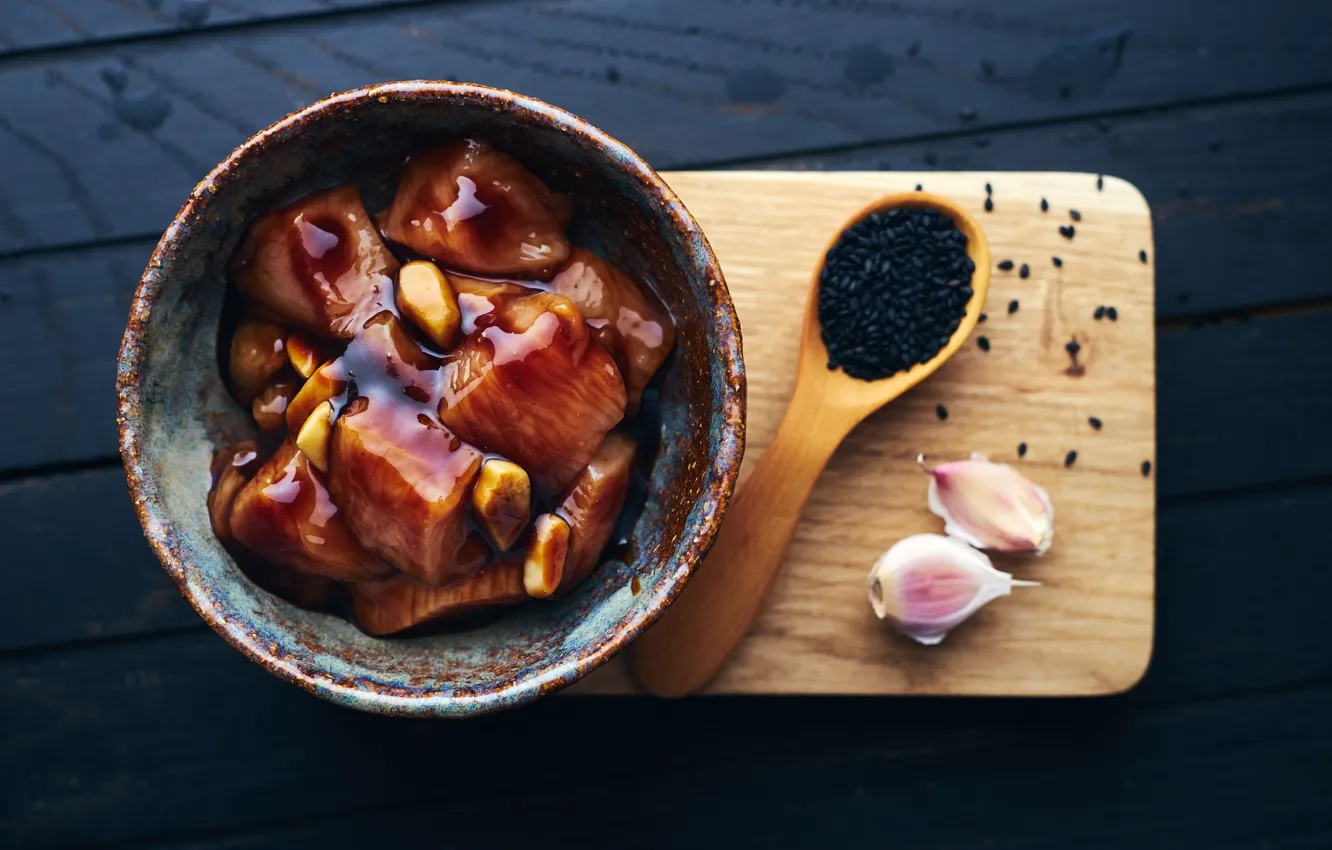 Photo wallpaper Teriyaki, The, Teriyaki, chicken, sauce