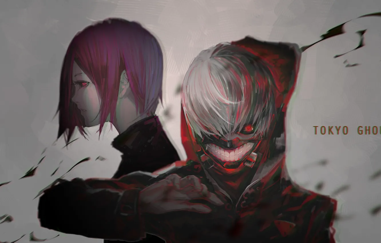 Photo wallpaper Tokyo Ghoul, Ken Kanek, Kirishima Bring, Gamma (Geoffrey)