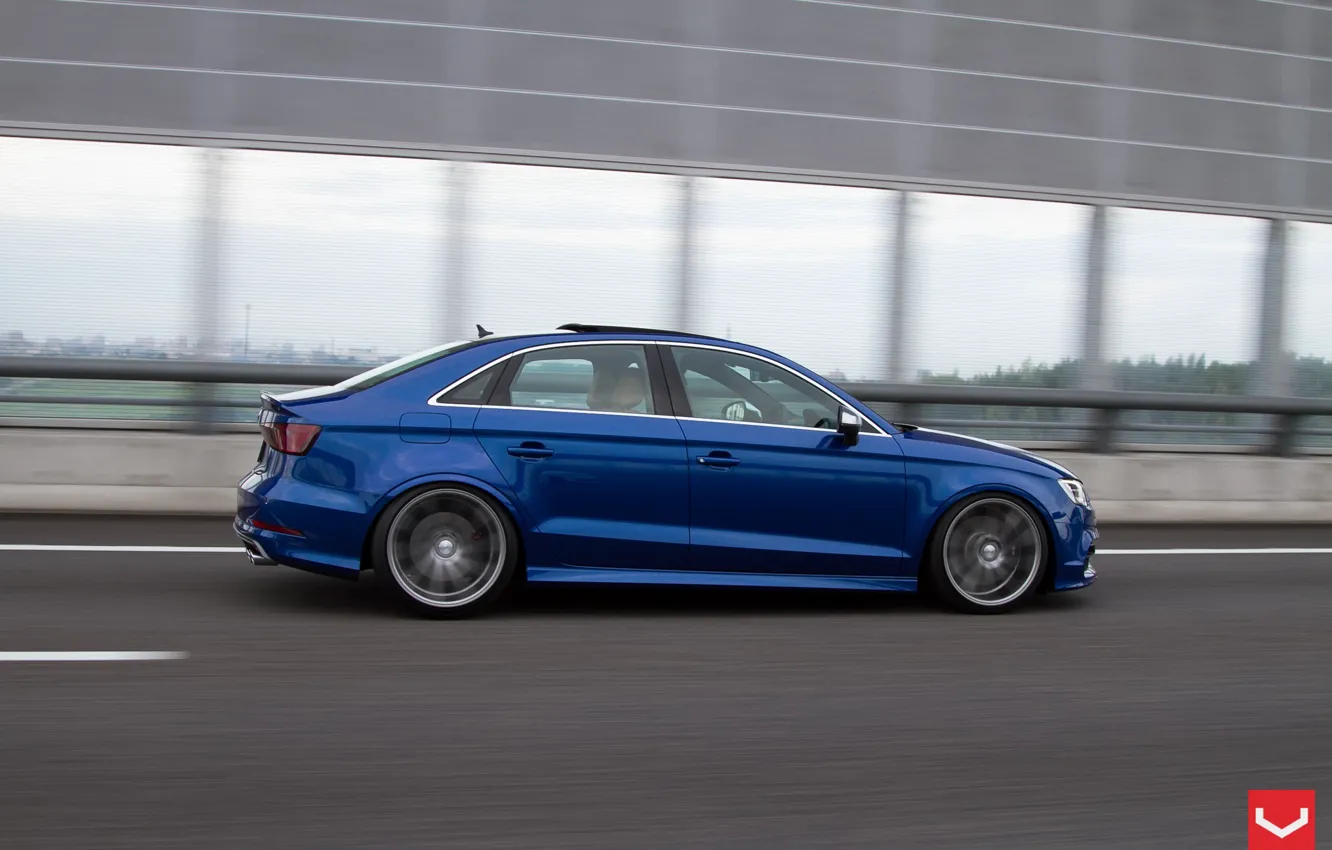 Photo wallpaper Audi, sedan, Vossen, S3