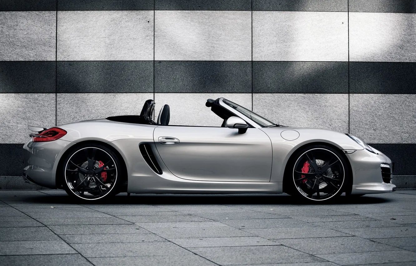 Photo wallpaper wall, Porsche, profile, Porsche, Boxster, TechArt, bokster