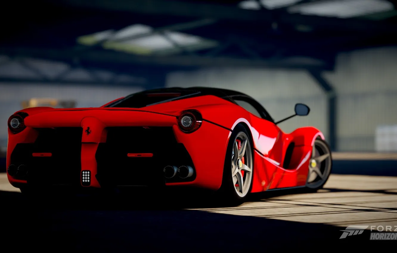 Photo wallpaper Ferrari, red, One, game, 360, Xbox, forza, LaFerrari