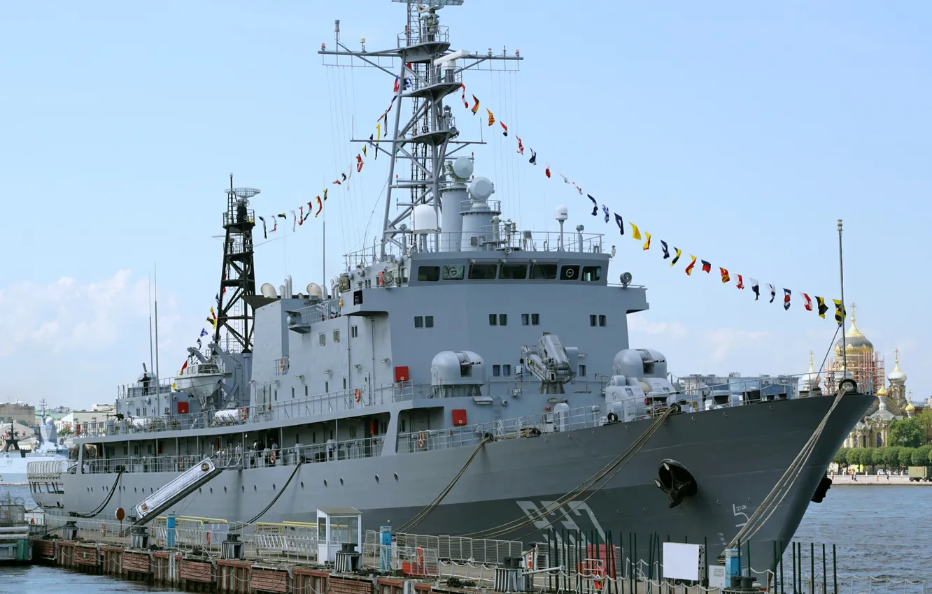 Photo wallpaper training ship, Algerian Navy, The Summam