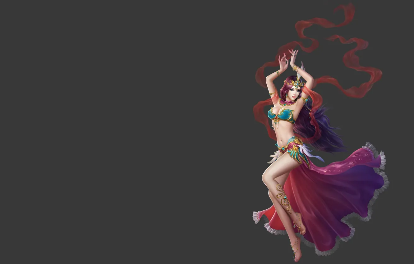 Photo wallpaper girl, the game, dance, fantasy, art, costume design