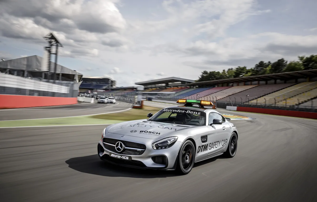 Photo wallpaper Mercedes, Mercedes, AMG, DTM, Safety Car, 2015, GT S, C190