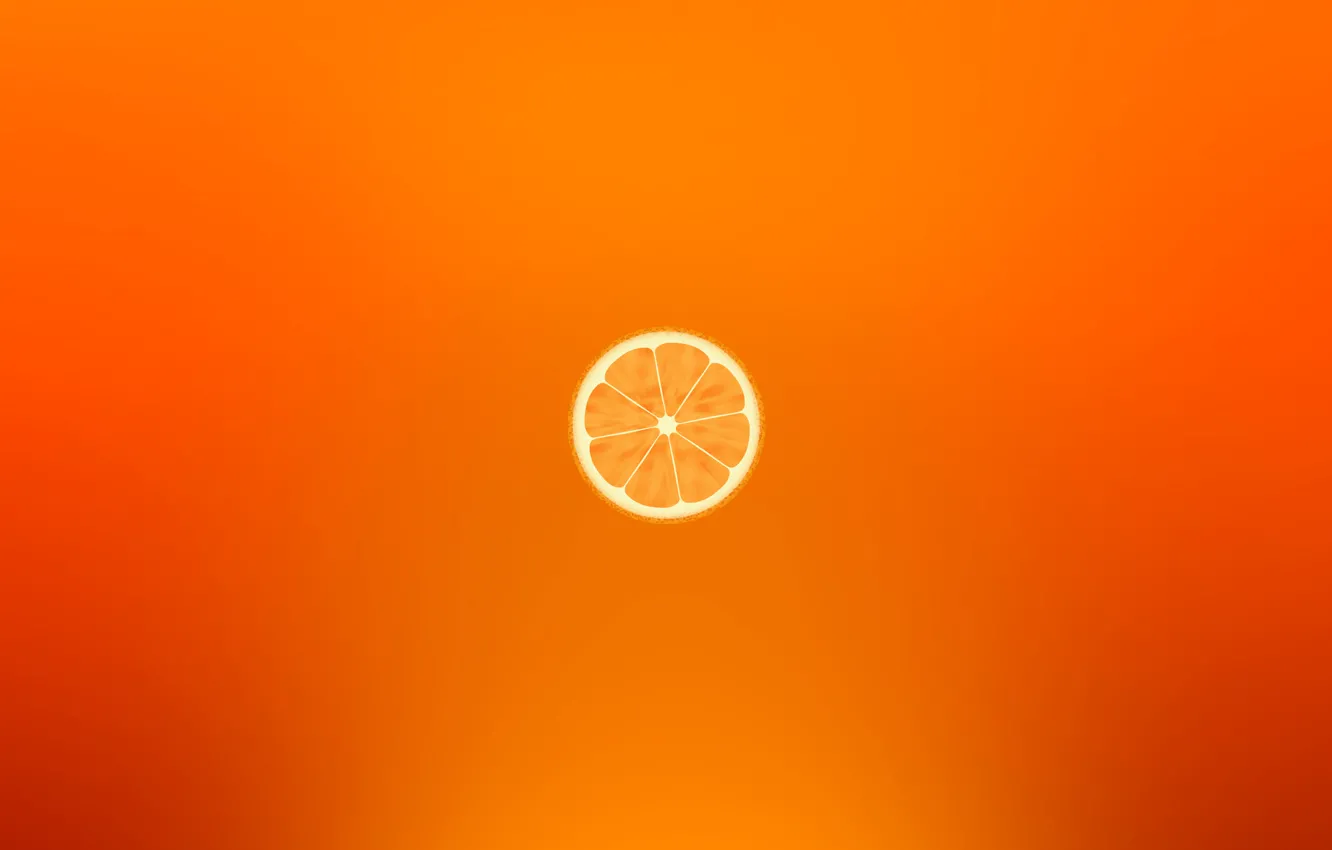 Photo wallpaper orange, fruit, orange
