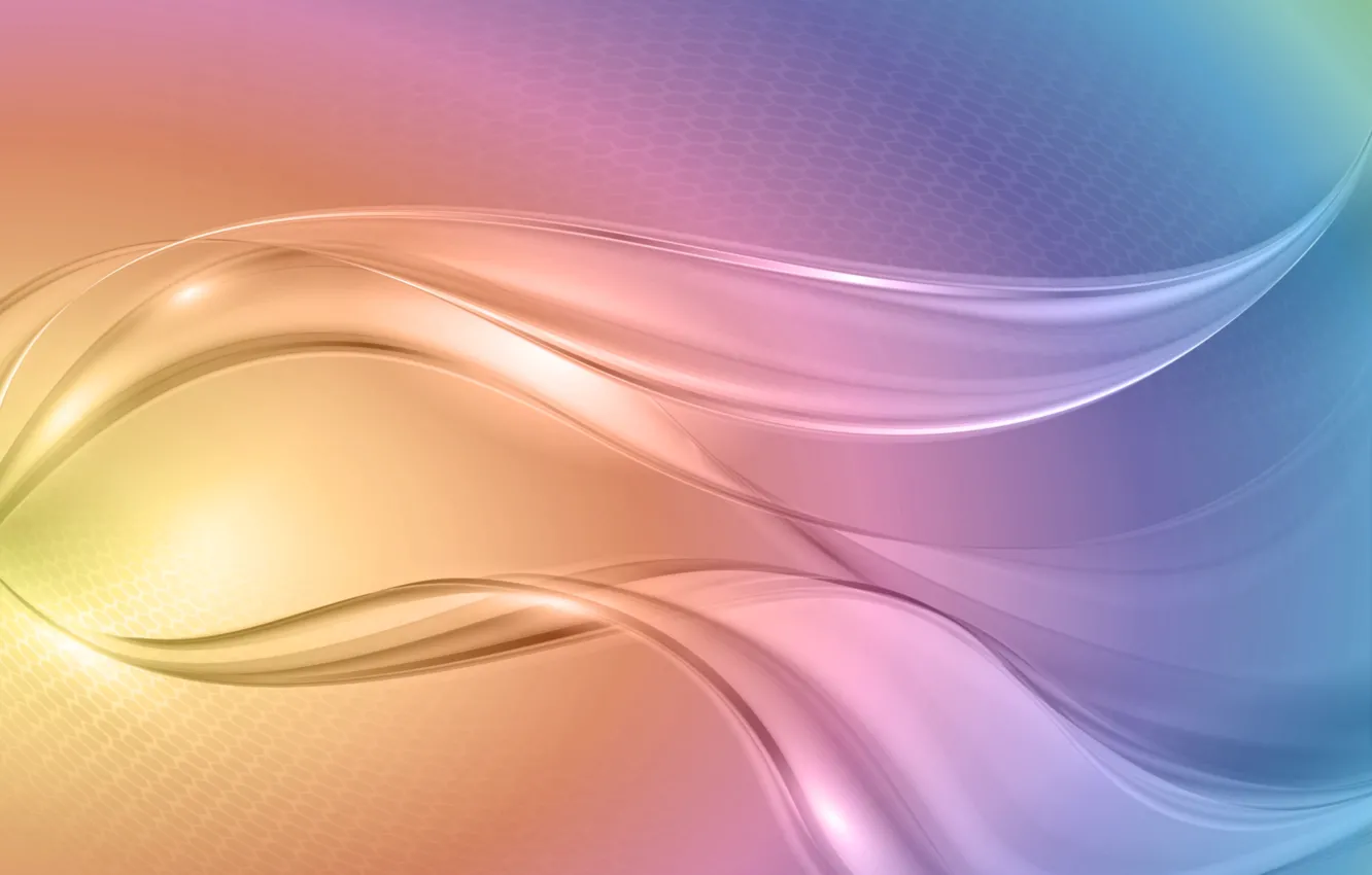 Photo wallpaper abstraction, background, rainbow, colors, abstract, waves, rainbow, background