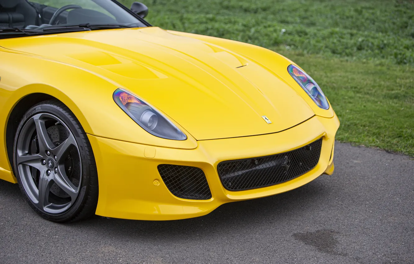 Photo wallpaper Ferrari, close-up, SA Aperta, Ferrari SA Aperta