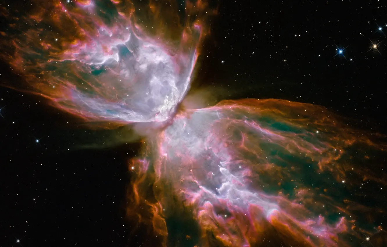 Photo wallpaper nebula, butterfly, NGC 6302