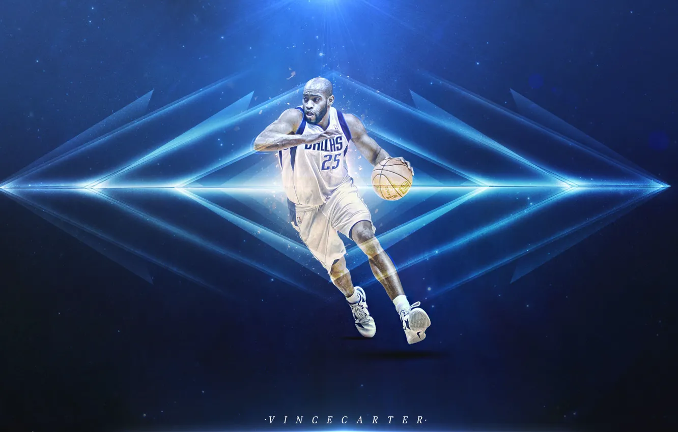 Photo wallpaper the ball, Basketball, basketball, NBA, NBA, ball, Dallas Mavericks, Vince Carter