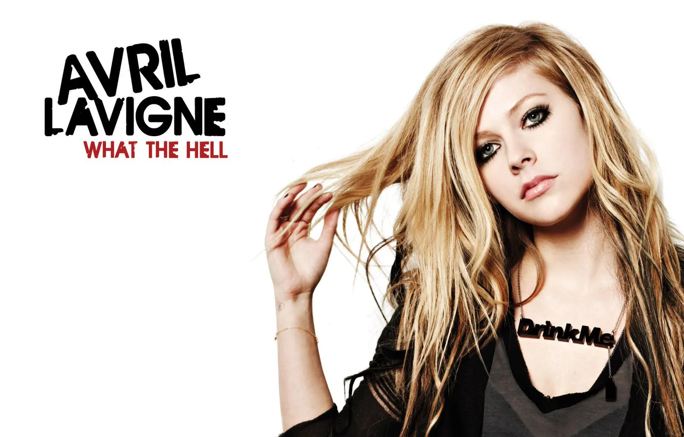 Photo wallpaper singer, Avril Lavigne, what the hell