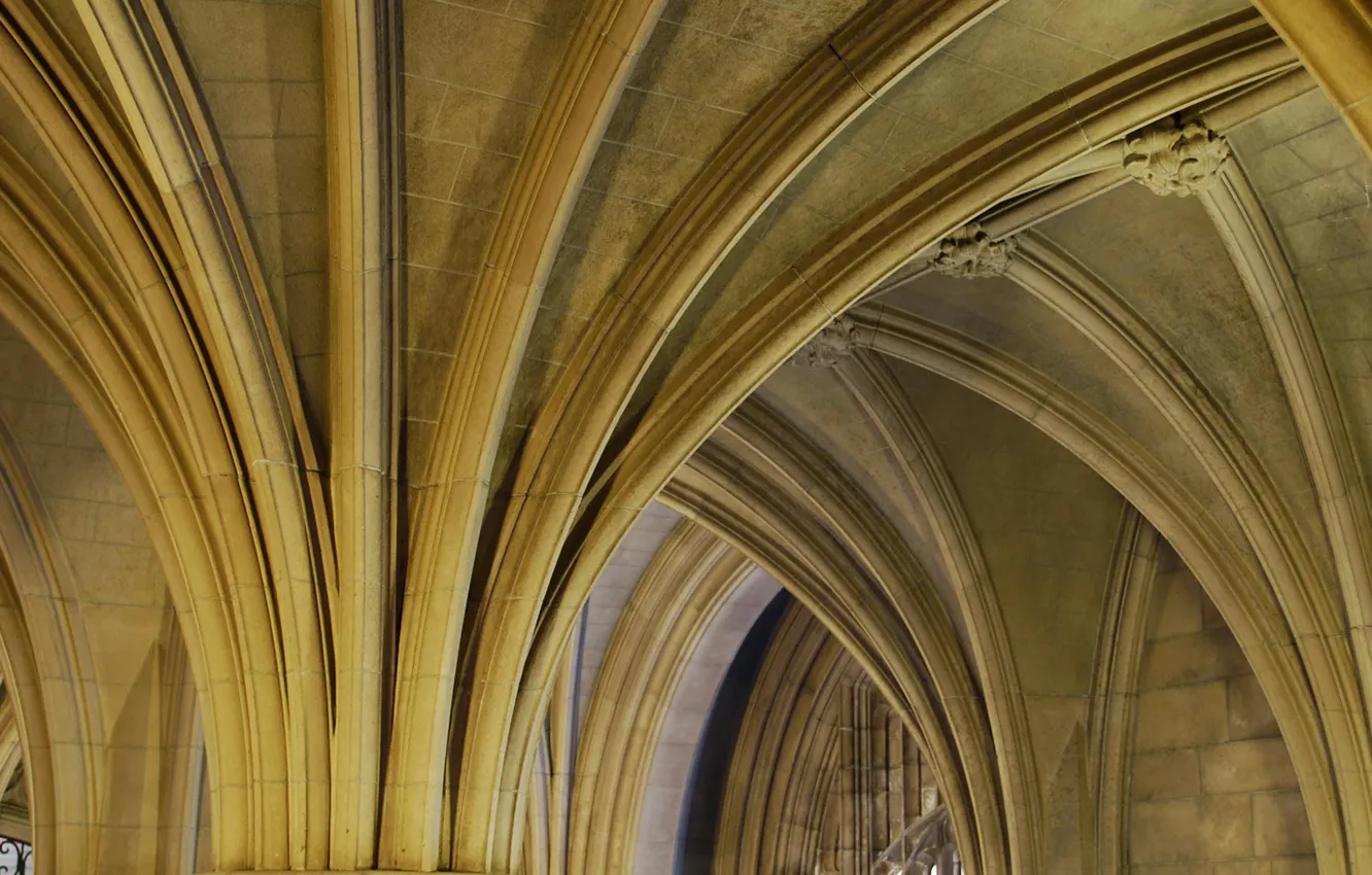 Photo wallpaper Canada, Toronto, arch, University, Knox College