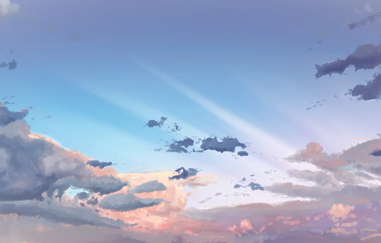 Photo wallpaper the sky, clouds, by Banishment