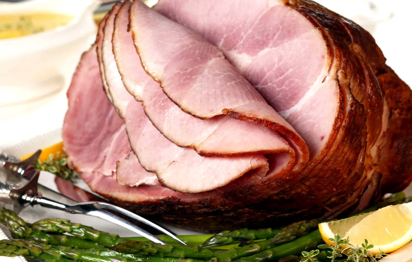 Photo wallpaper photo, Food, Ham, Meat products