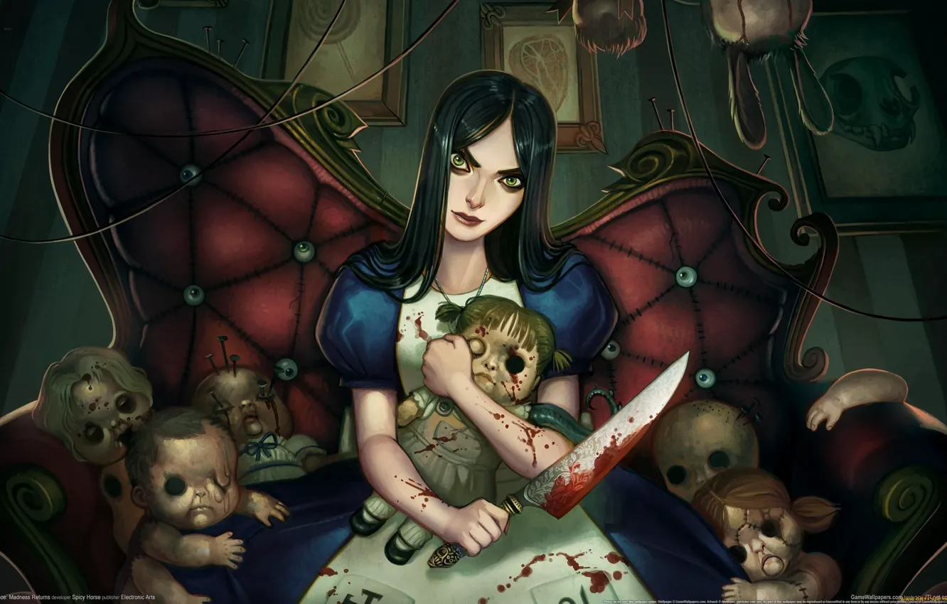 Photo wallpaper Wallpaper, EA Games, Alice: Madness Returns