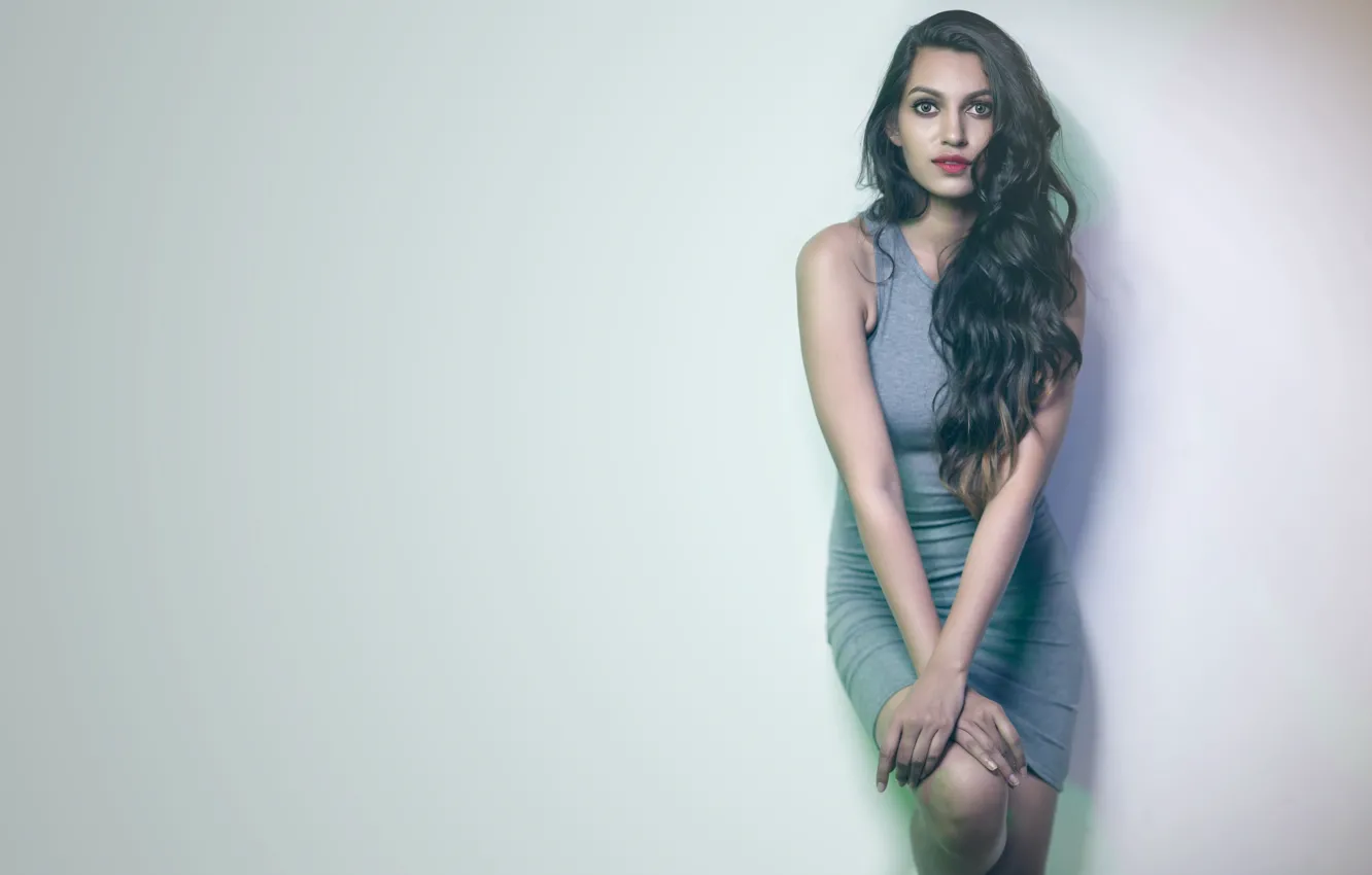 Photo wallpaper girl, hot, sexy, eyes, smile, beautiful, figure, model