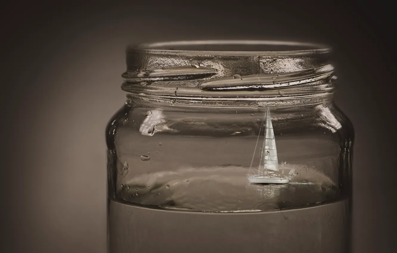 Photo wallpaper the world, yacht, Bank