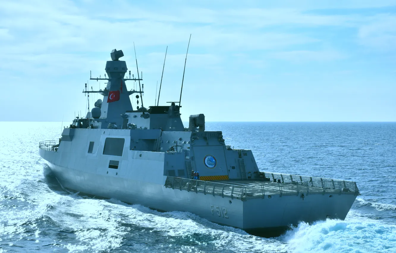 Photo wallpaper Corvette, Turkish Navy, TCG Magikada