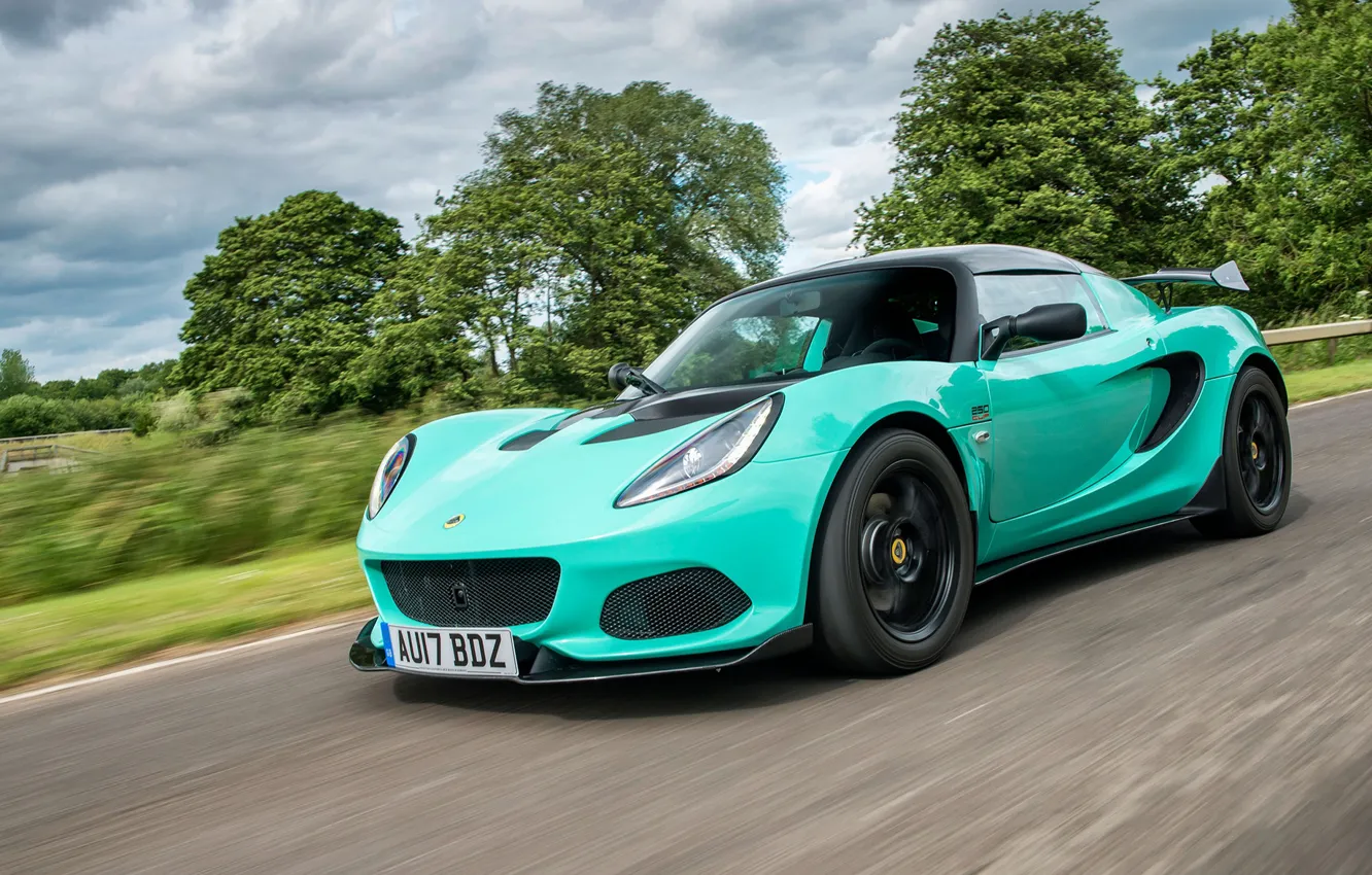 Photo wallpaper road, auto, speed, Lotus, Elise
