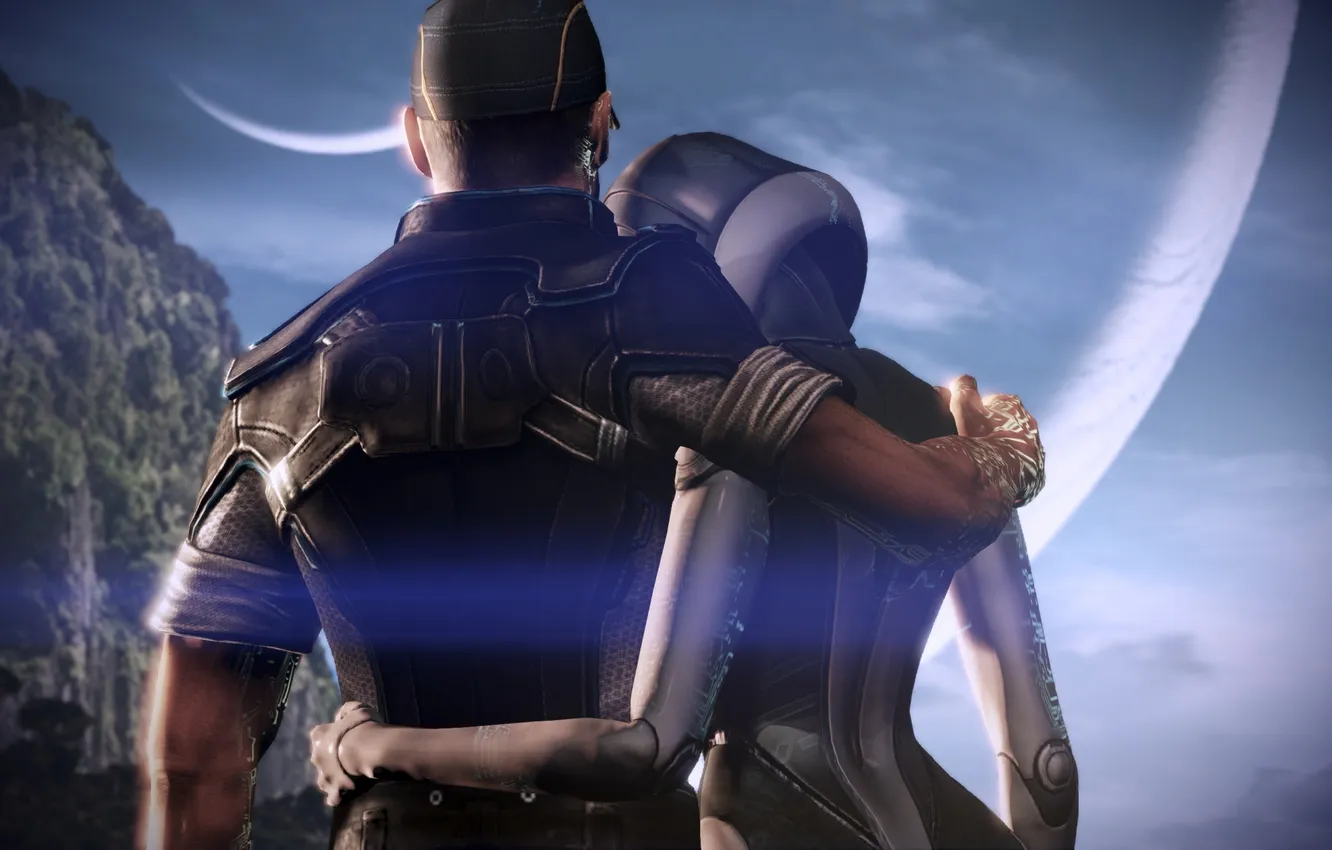Photo wallpaper space, Joker, Mass Effect, mass effect, Susie, synthesis