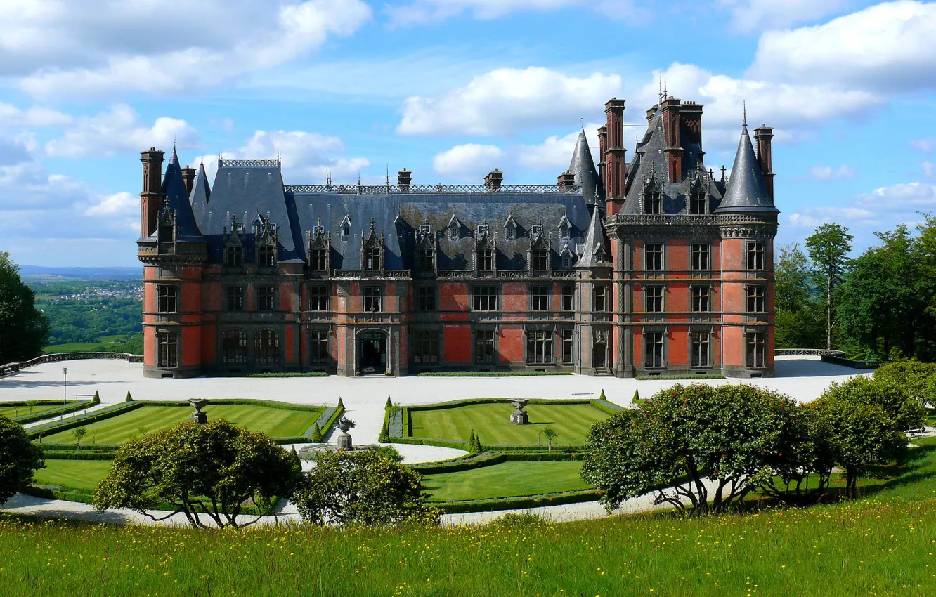 Photo wallpaper city, castle, building