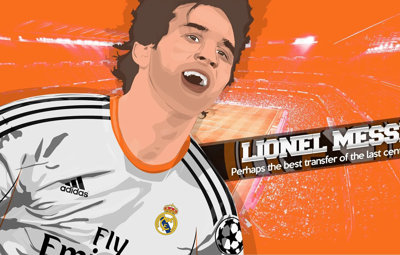 Photo wallpaper wallpaper, football, Lionel Messi, player, Sport, Real Madrid CF