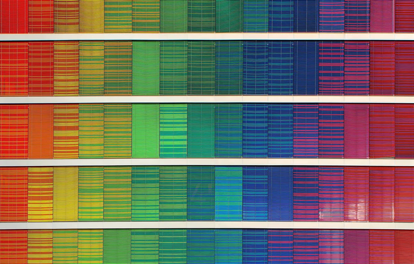 Photo wallpaper texture, window, multi color