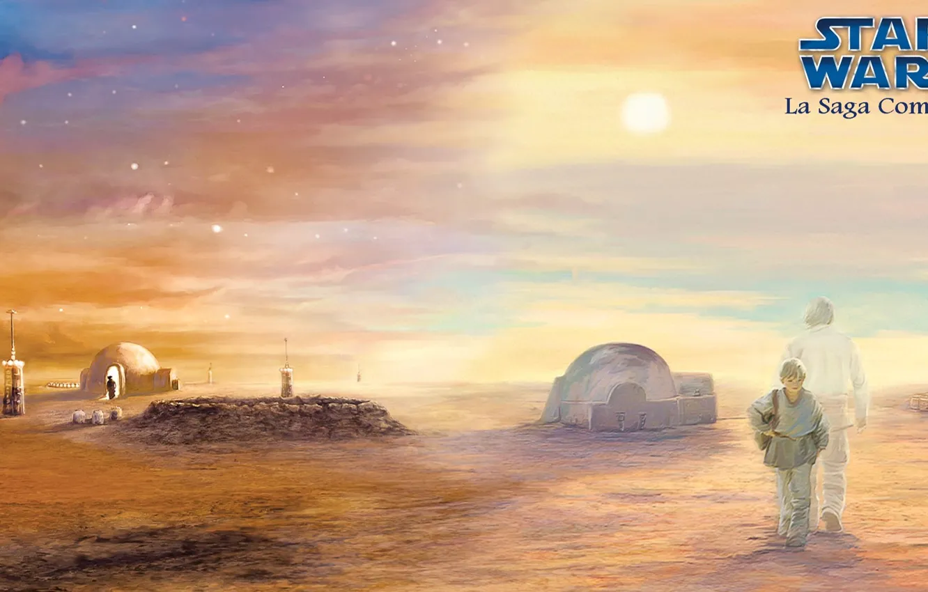 Photo wallpaper Star Wars, Star wars, Tatooine, skywalker