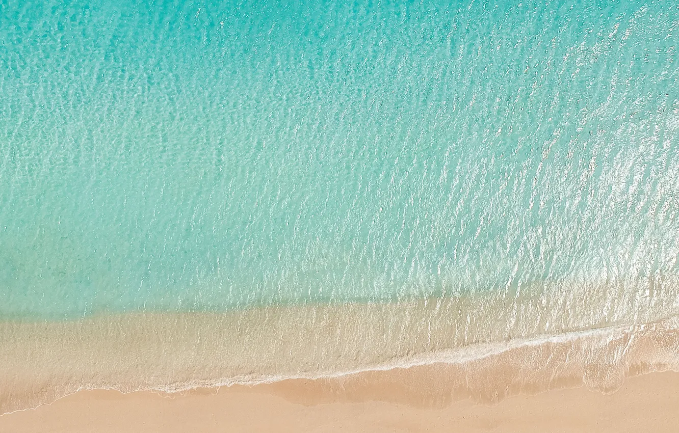 Photo wallpaper beach, transparency, the ocean, shore, depth, Caribbean, the, Turquoise water