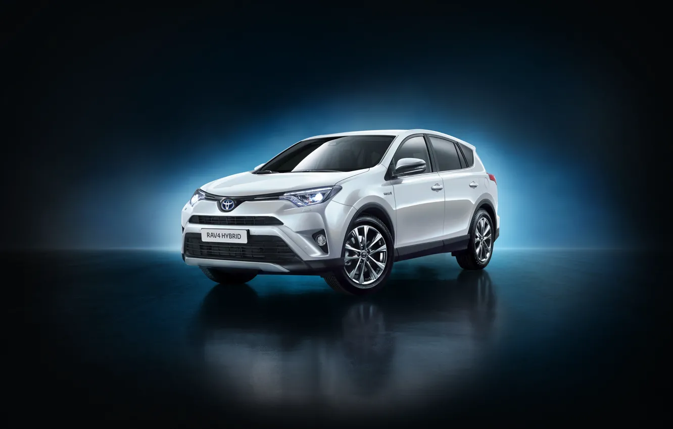 Photo wallpaper Toyota, Hybrid, hybrid, Toyota, RAV4, US-spec, 2015, RAV4