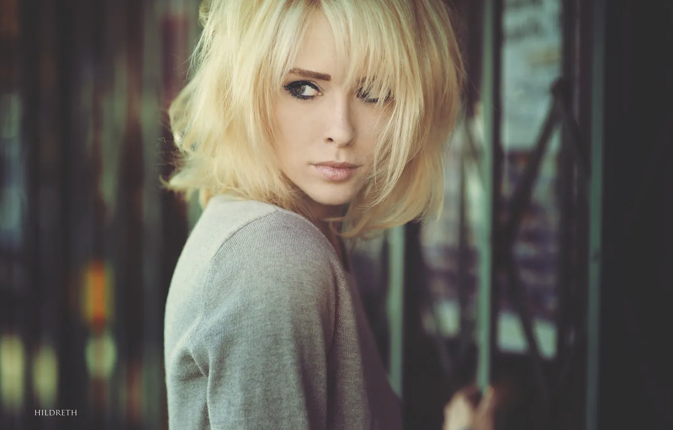Photo wallpaper look, girl, model, blonde, Alysha Nett