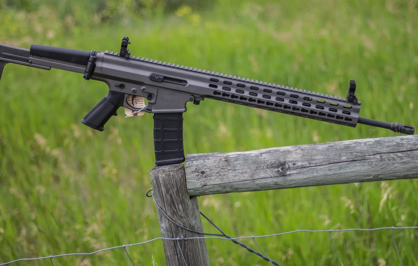 Photo wallpaper style, weapons, assault rifle, Arms XCR