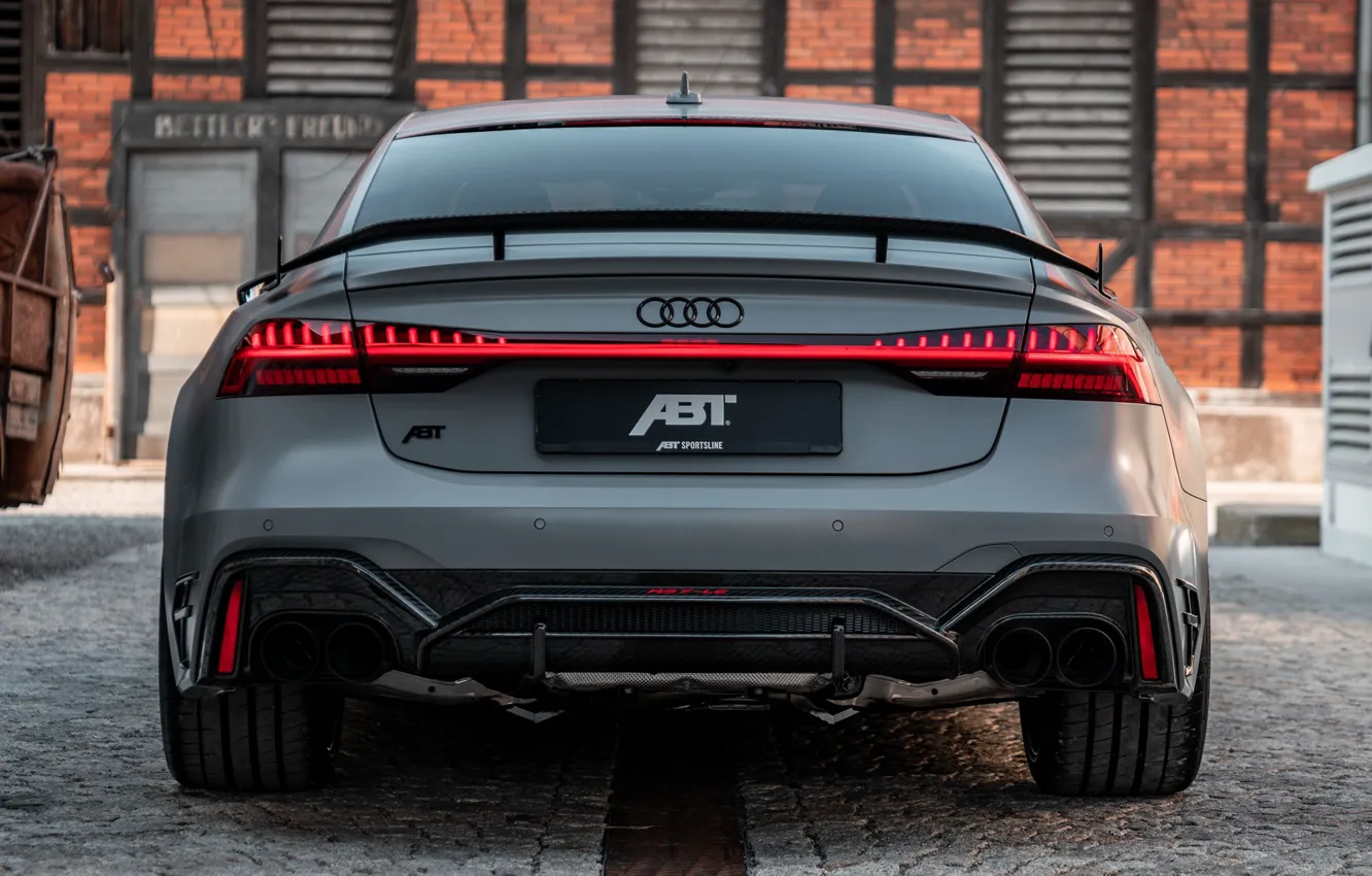 Photo wallpaper Audi, Audi, rear view, ABBOT, RS 7, 2023, Legacy Edition, ABT RS 7 Legacy Edition